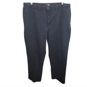 St. John's Bay men's worry free relaxed fit navy blue chino pants size 44x32